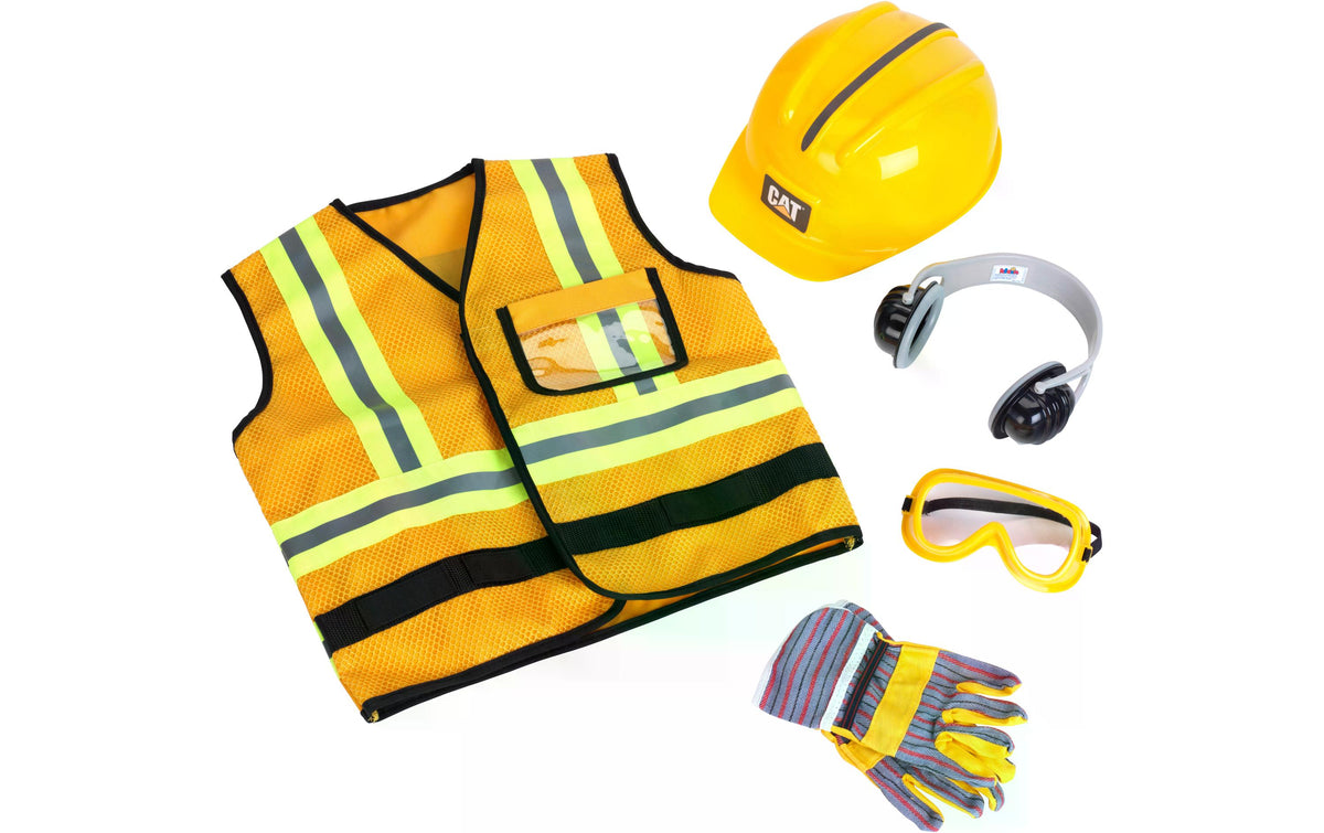 Theo Klein 3224 Bauarbeiterweste mit Zubehör – Strassenverkehr – ab 3 J. – Kunststoff, Textil – mehrfarbig, ge