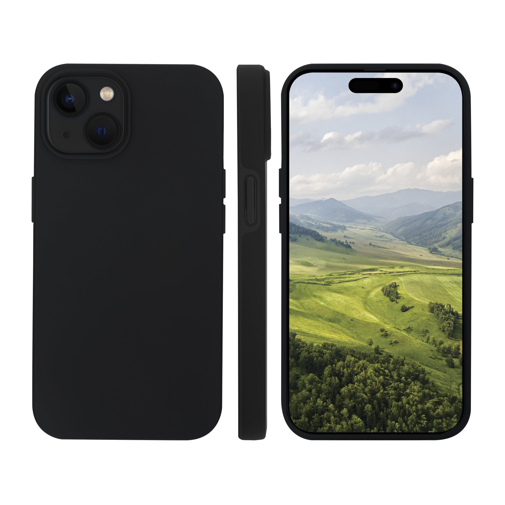 dbramante1928 Backcover Iceland D3O – für Apple iPhone 15 Plus – schwarz – MagSafe-kompatibel
