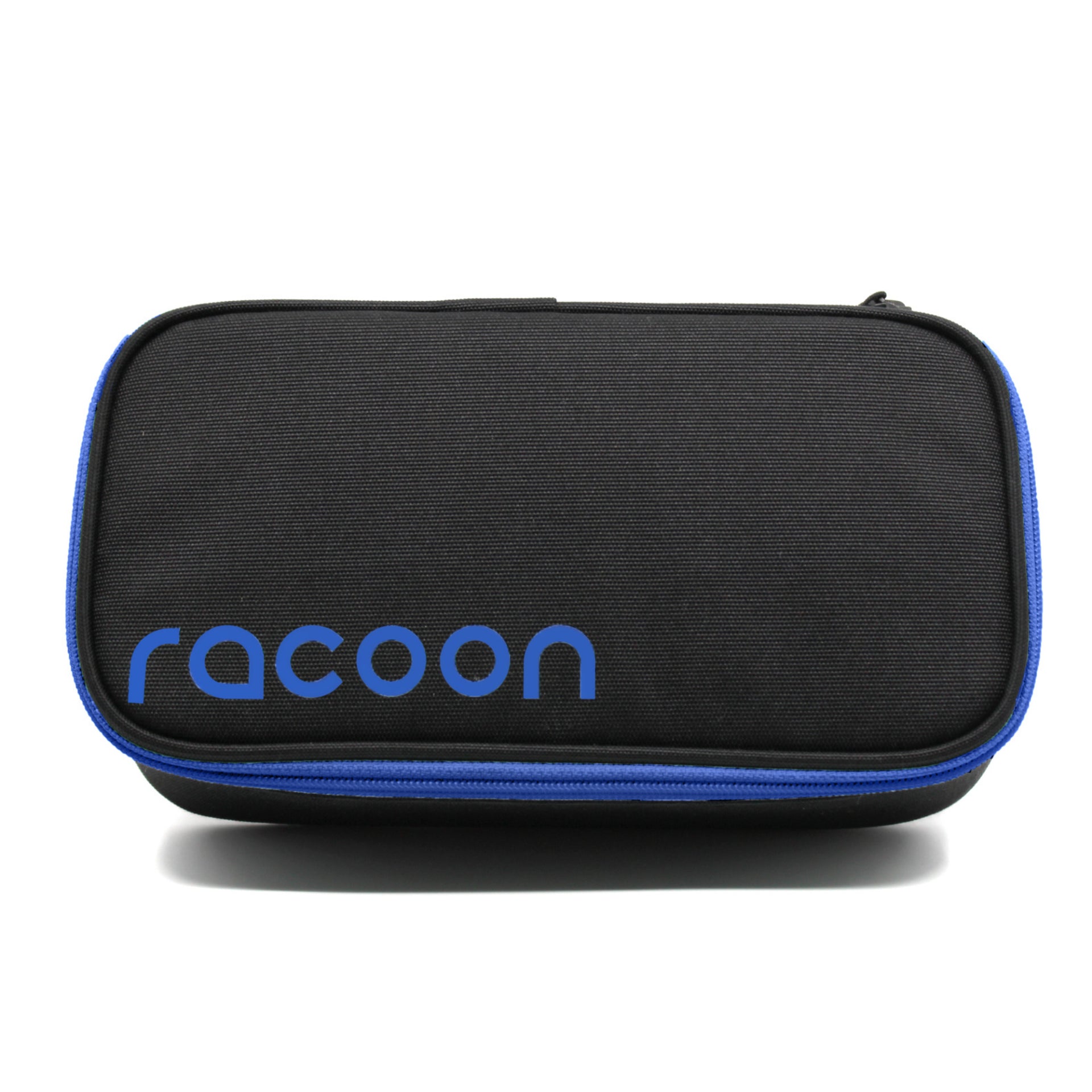 Racoon Etui, leer – schwarz/blau – Polyester – 24 × 8 × 13 cm