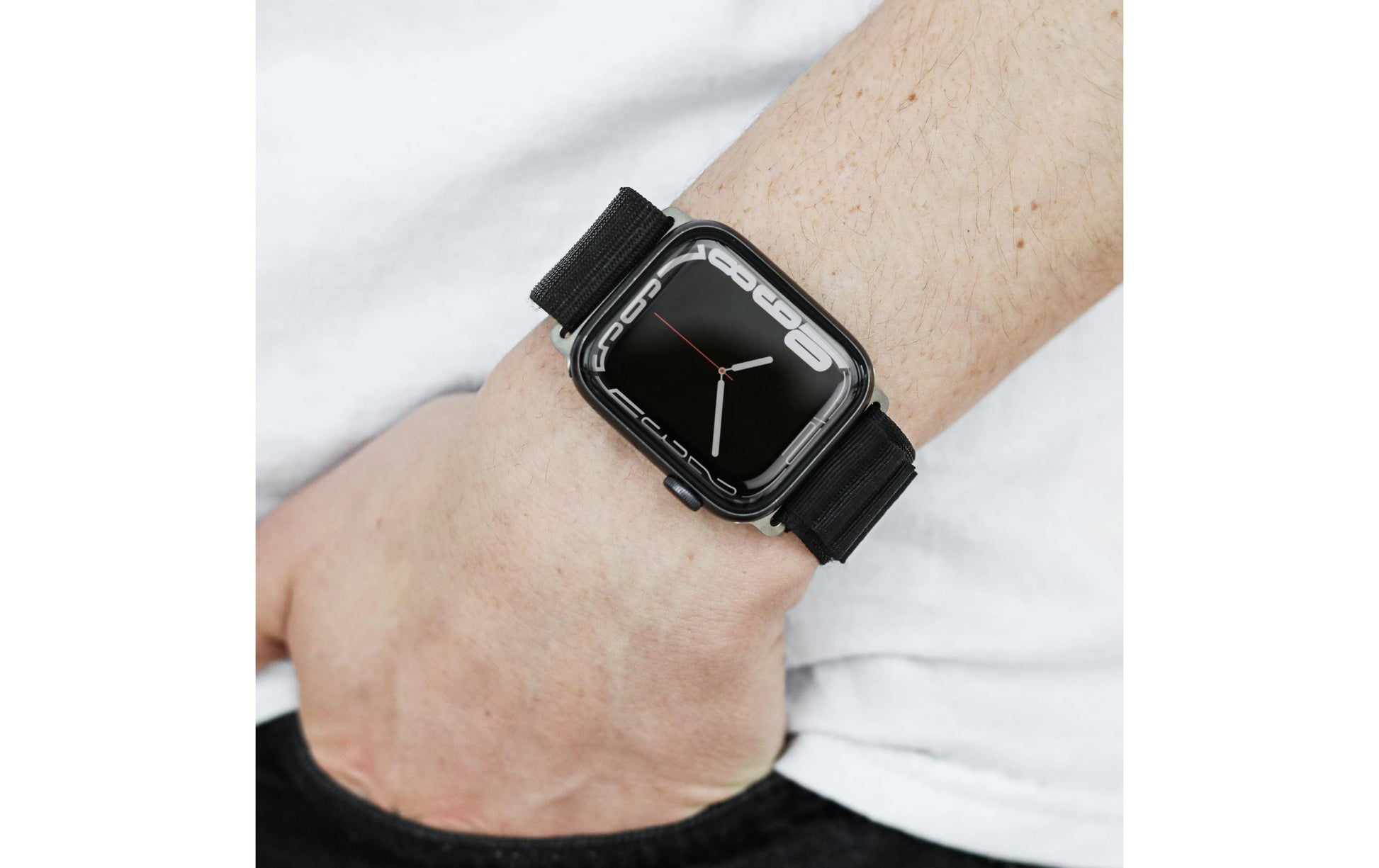 Vonmählen Action Loop Case 1 – Armband – für Apple Watch 40–42 mm, Schwarz, Nylon