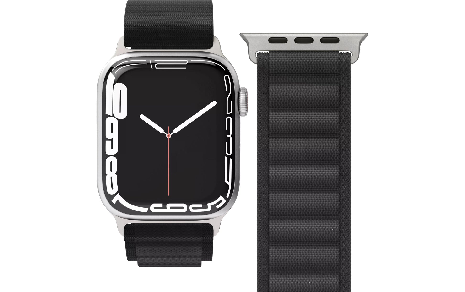 Vonmählen Action Loop Case 1 – Armband – für Apple Watch 40–42 mm, Schwarz, Nylon
