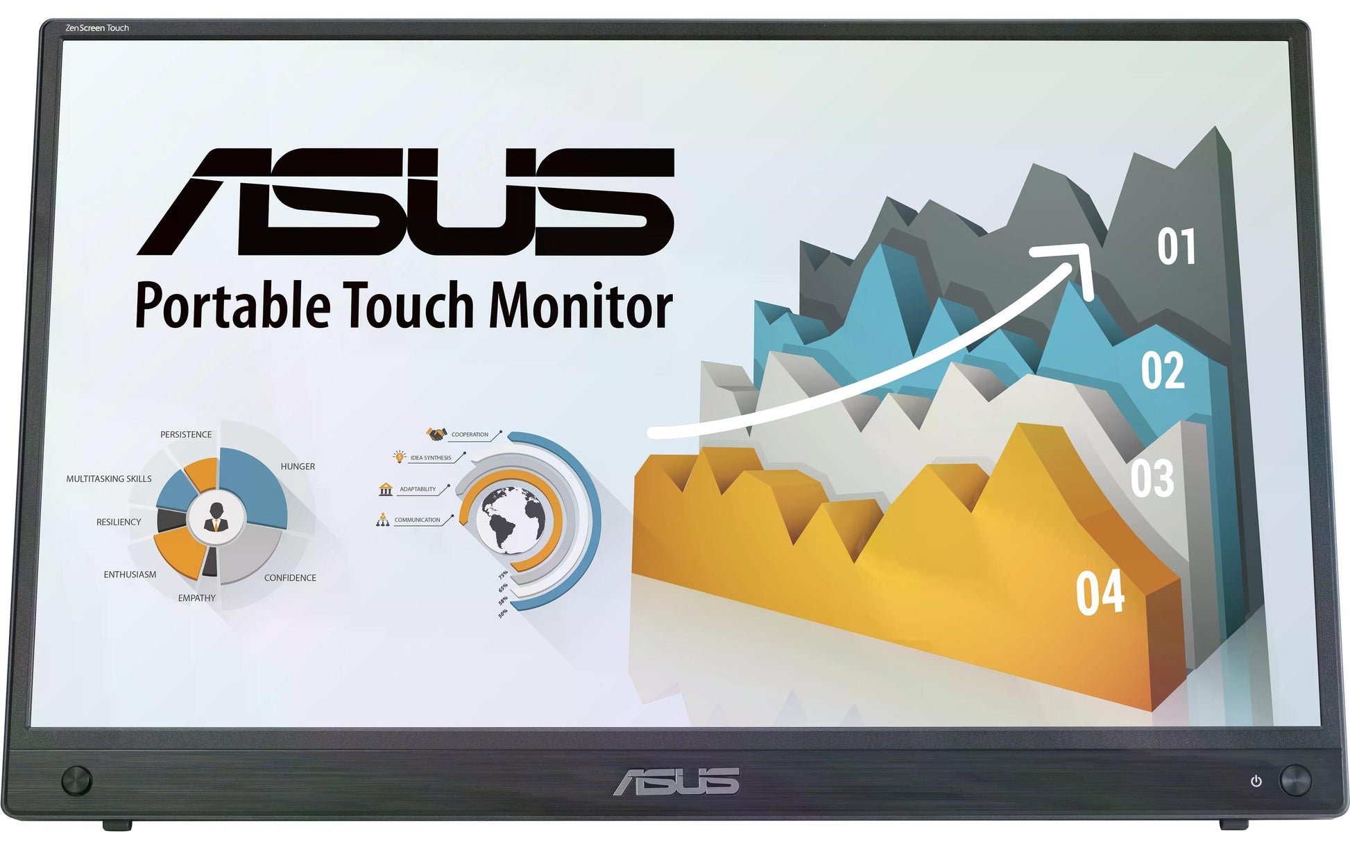 ASUS ZenScreen MB16AHT (90LM0890-B01170) – 15,6" Touch, 1920 × 1080 (Full HD), IPS
