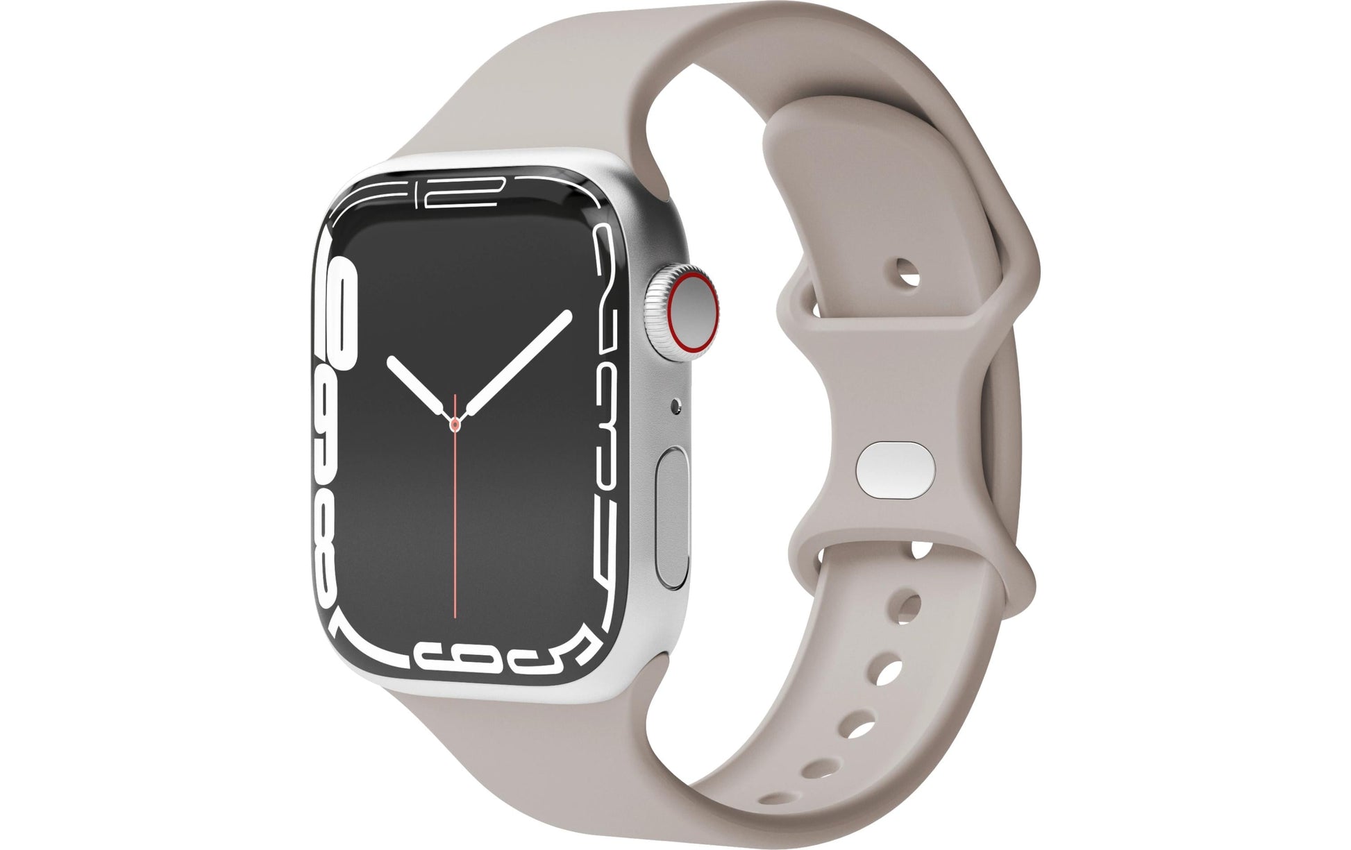 Vonmählen Classic Band Case 1 – Armband – für Apple Watch 38/40/41 mm, Creme, Silikon