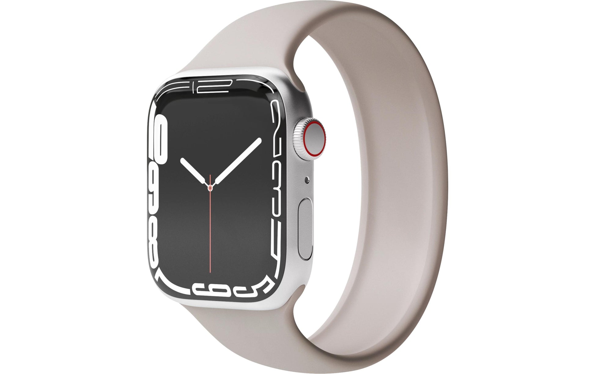 Vonmählen Solo Loop 2 – Armband – für Apple Watch (diverse Grössen), Creme, L, Silikon