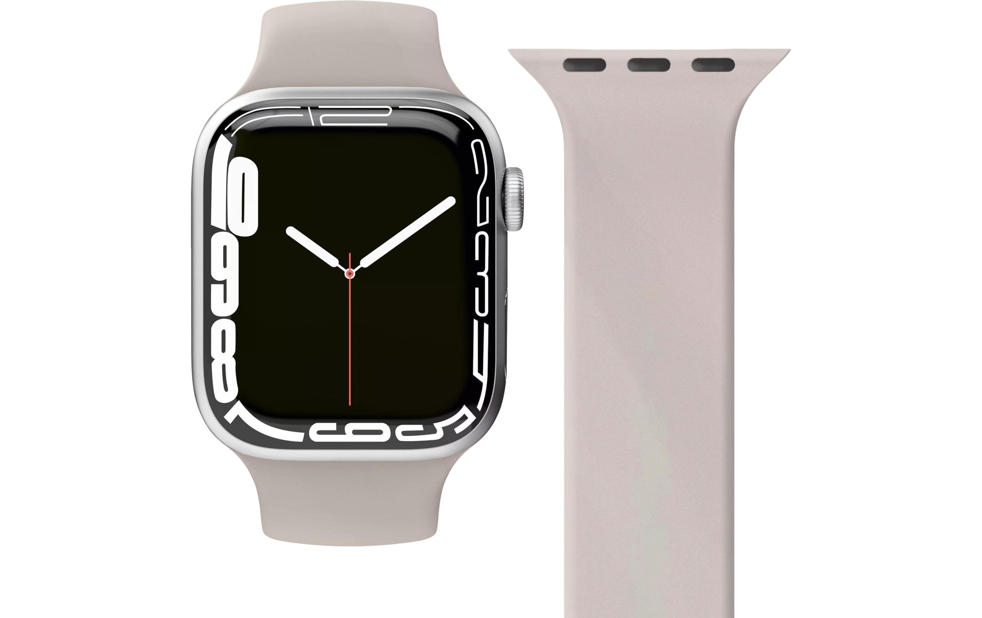 Vonmählen Solo Loop – Cream, S, für Apple Watch 40/41/42 mm