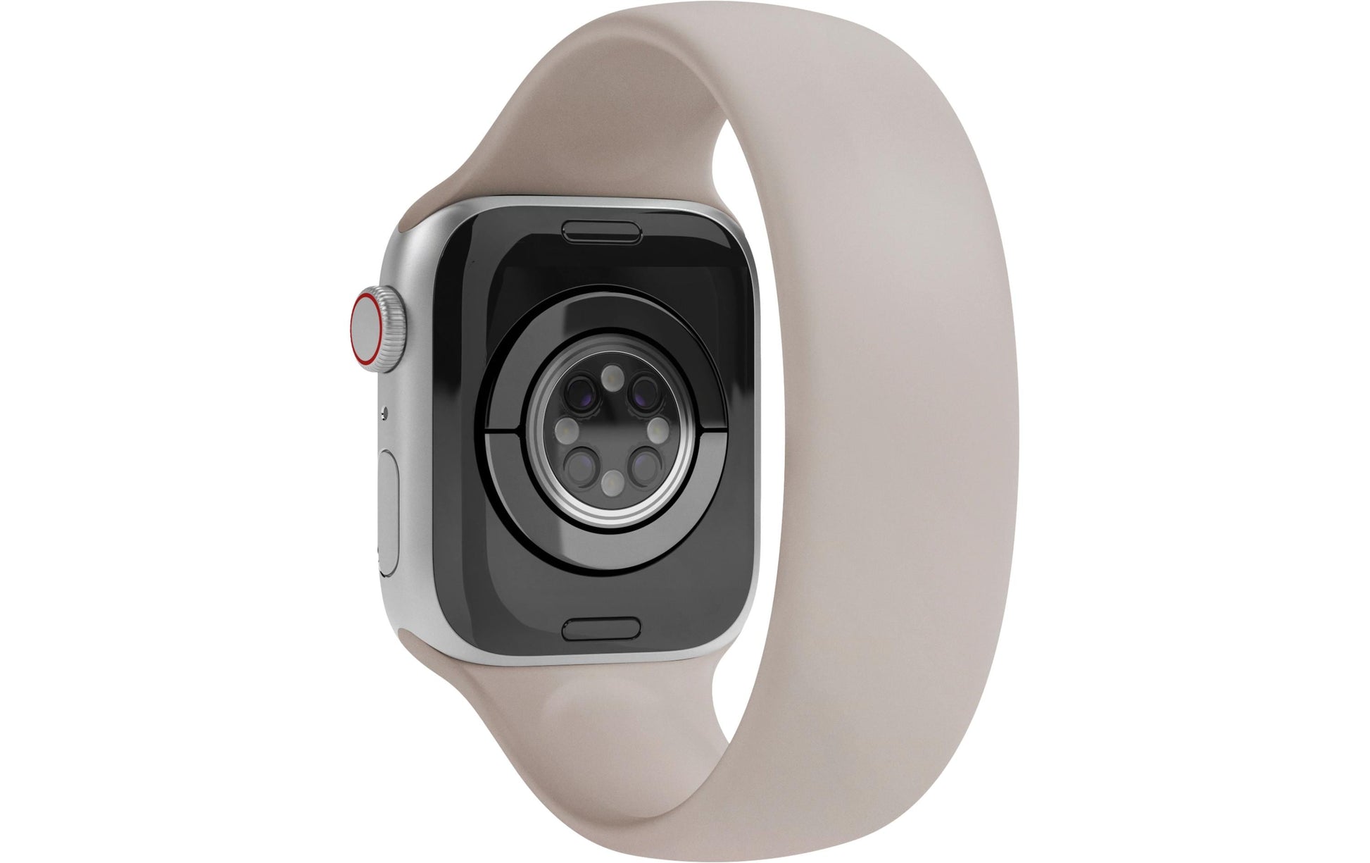 Vonmählen Solo Loop 2 – Armband – für Apple Watch (diverse Grössen), Creme, S, Silikon