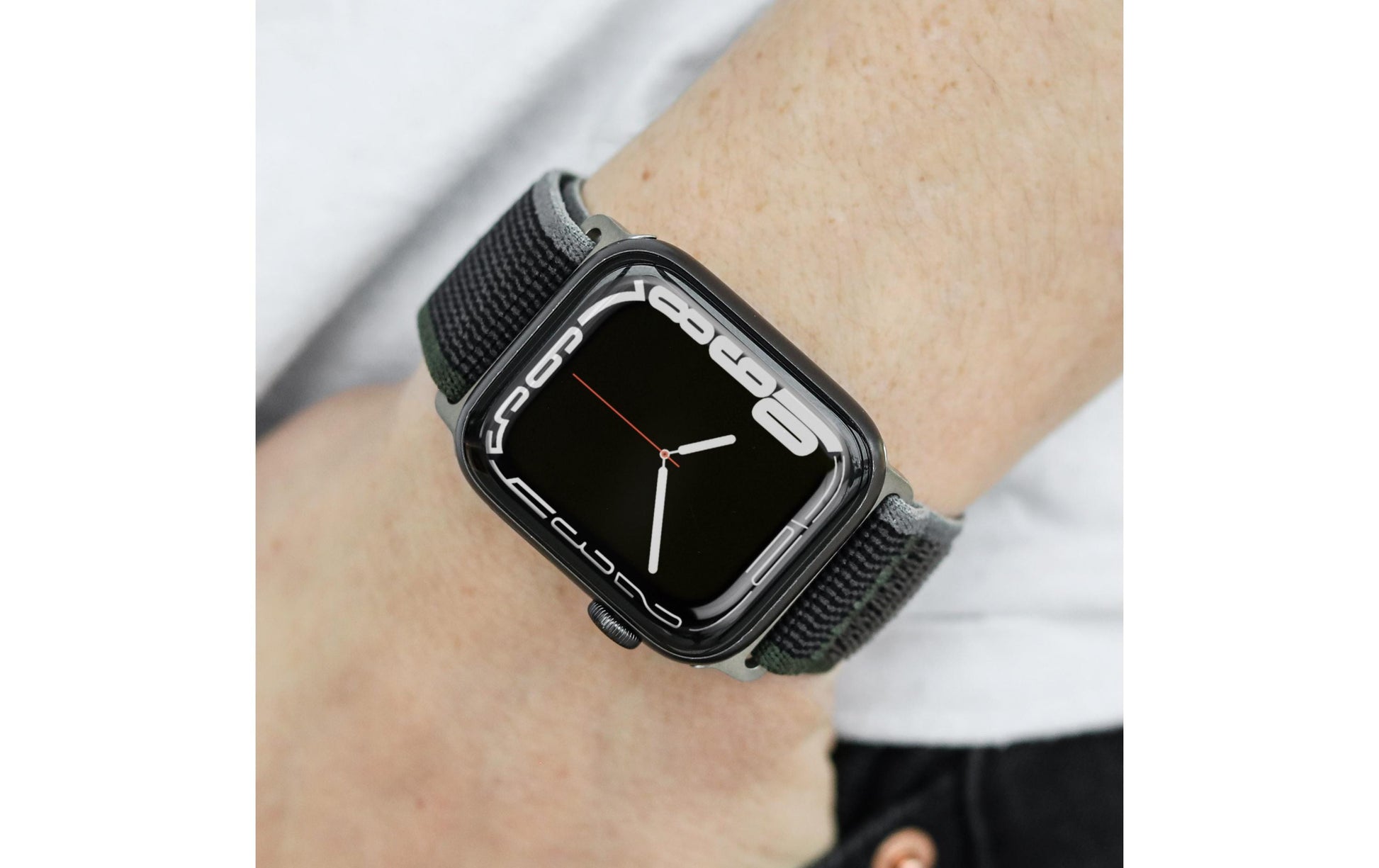Vonmählen Trekking Case 1 – Armband – für Apple Watch 38 mm, 40 mm, 41 mm, Blau/Schwarz, Nylon