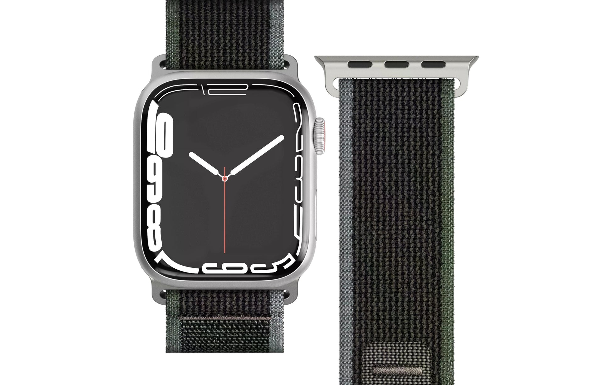 Vonmählen Trekking Case 2 – Armband – für Apple Watch (diverse Grössen) – Blau/Schwarz – Nylon