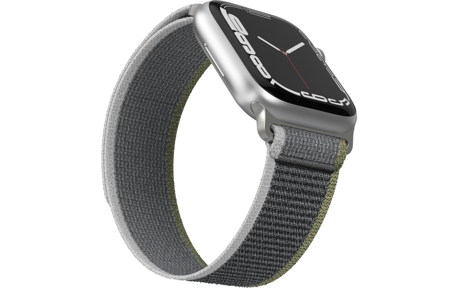 Vonmählen Trekking Case 2 – Armband – für Apple Watch (diverse Grössen) – Grün/Grau, Nylon