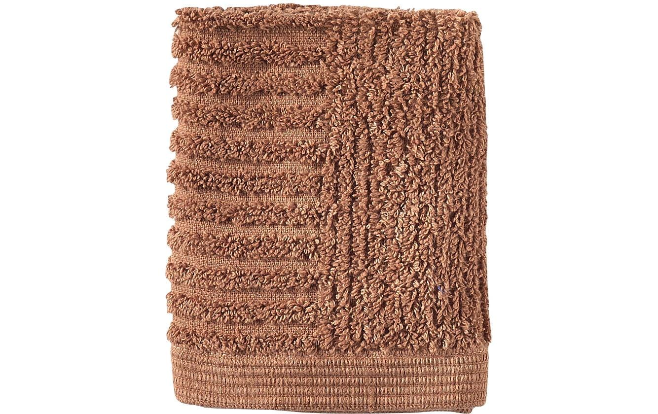 Zone Denmark Waschlappen – 30 × 30 cm, Terracotta, 100% Baumwolle, 500 g/m², OEKO-TEX