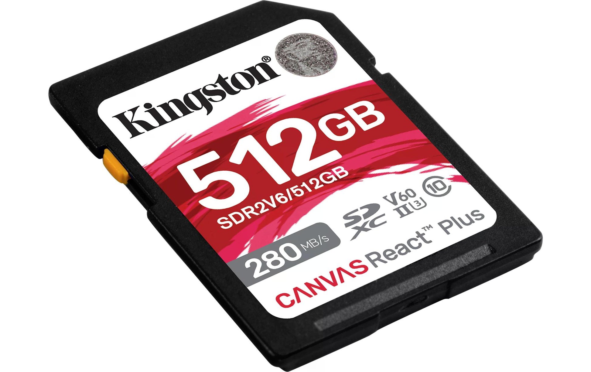 Kingston Technology Kingston Canvas React Plus SDXC-Karte – 512 GB, UHS-II, V60 280/150 MB/s