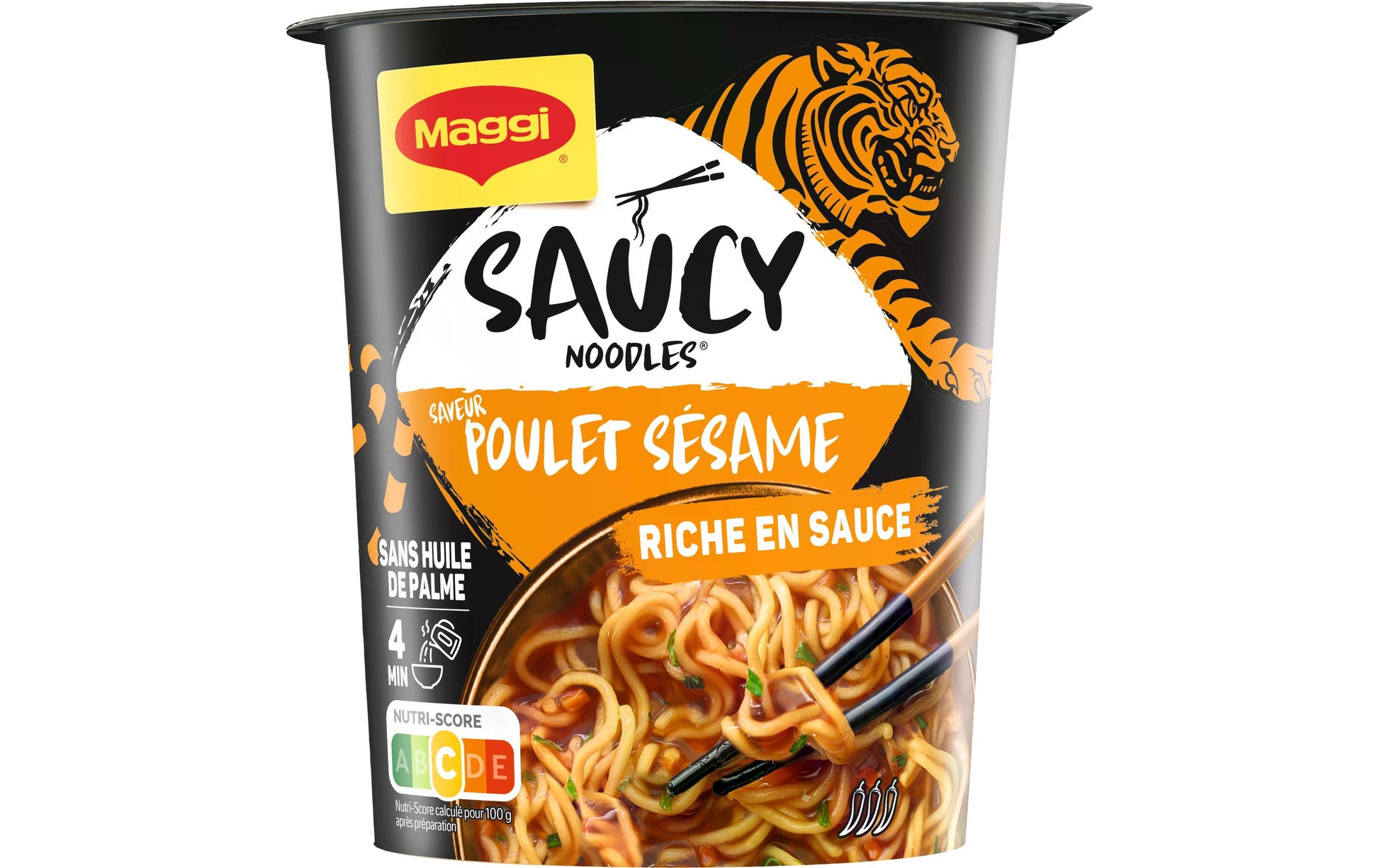 Maggi Instantnudeln Poulet & Sesam, vegetarisch – 3×75 g