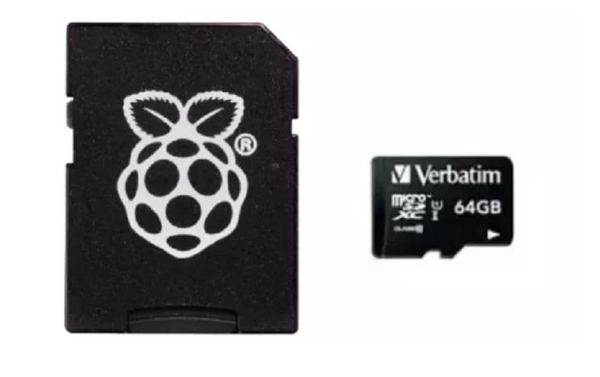 Raspberry Pi SDPI4-64 microSD 64 GB – für Raspberry Pi 4B, inklusive OS