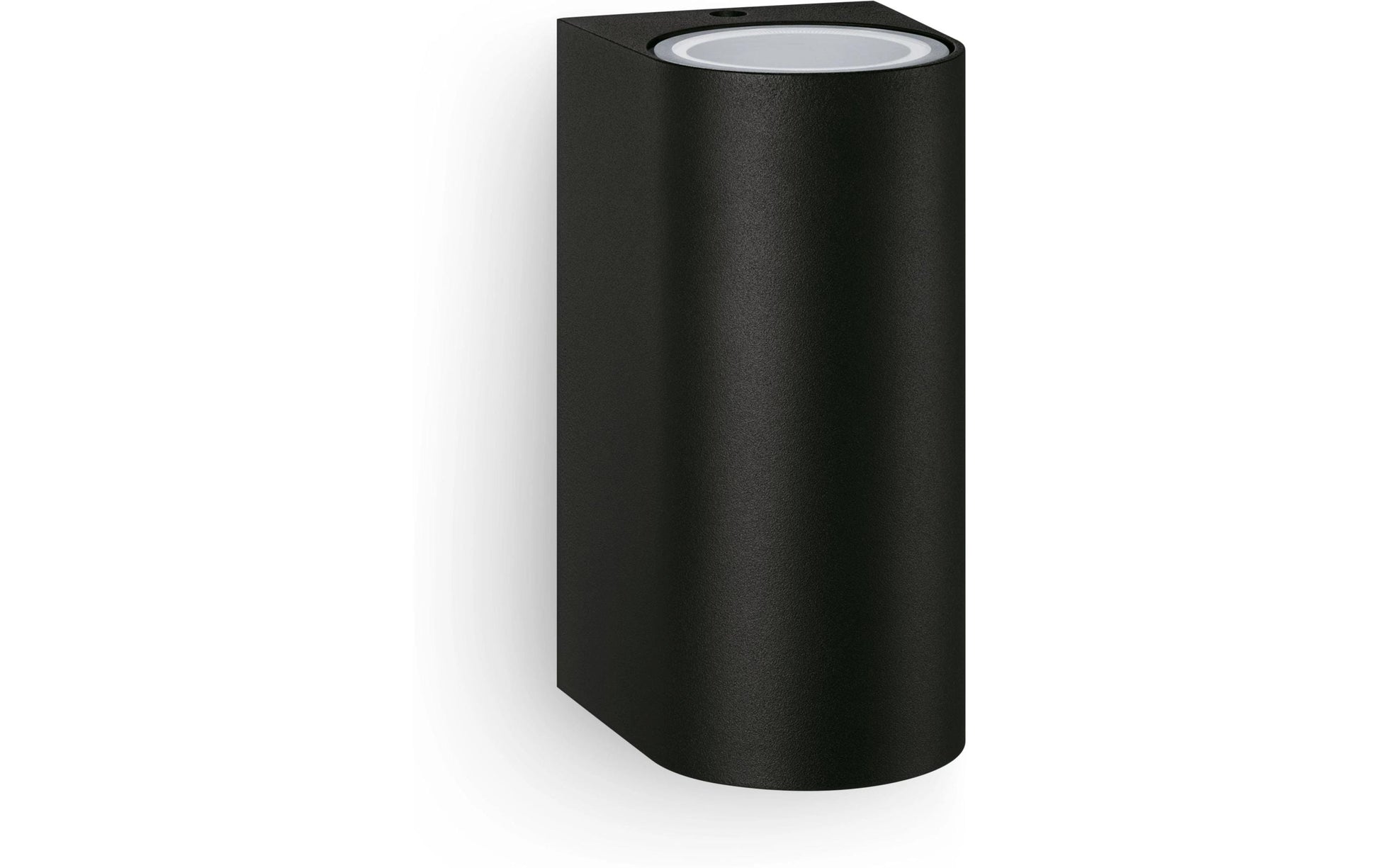 Philips by Signify Philips Aussenwandleuchte Nightingale – 8×16 cm, 35 W, IP44, Netzbetrieb, Schwarz, Aluminium