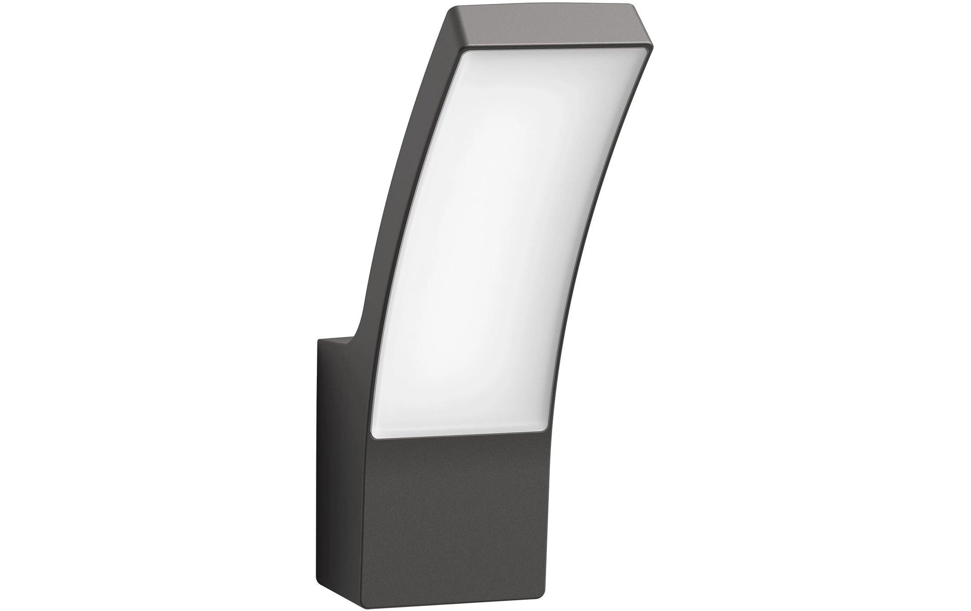 Philips by Signify Philips Aussenwandleuchte – 8×24 cm, 800 lm, 3,8 W, Warmweiss, 2700 K, IP44, Netzbetrieb, Anthrazit, Aluminium