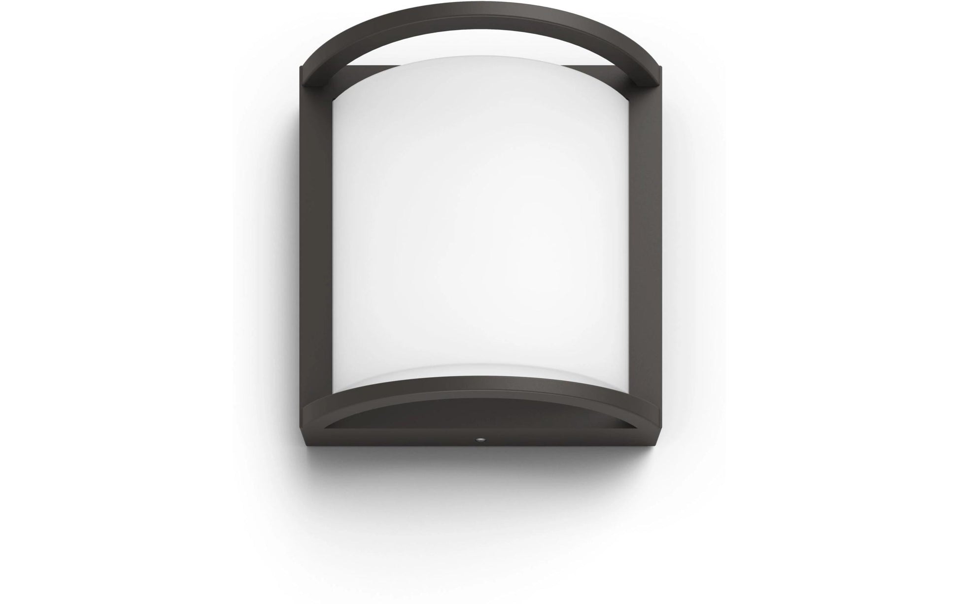Philips by Signify Philips Aussenwandleuchte – 800 lm, 3,8 W – Warmweiss, 2700 K – IP44 – Netzbetrieb – Anthrazit – Aluminium