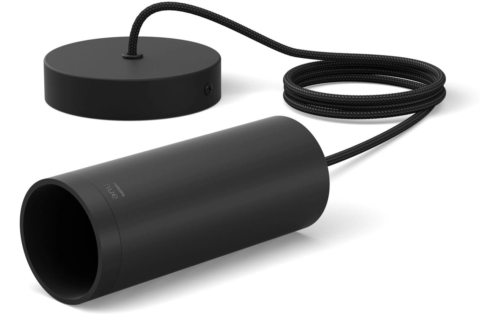 Philips by Signify Philips Hue Lampenhalter (mit Kabel) E27, 1,5 m – Schwarz, Aluminium – für Philips Hue – 1 Stk.