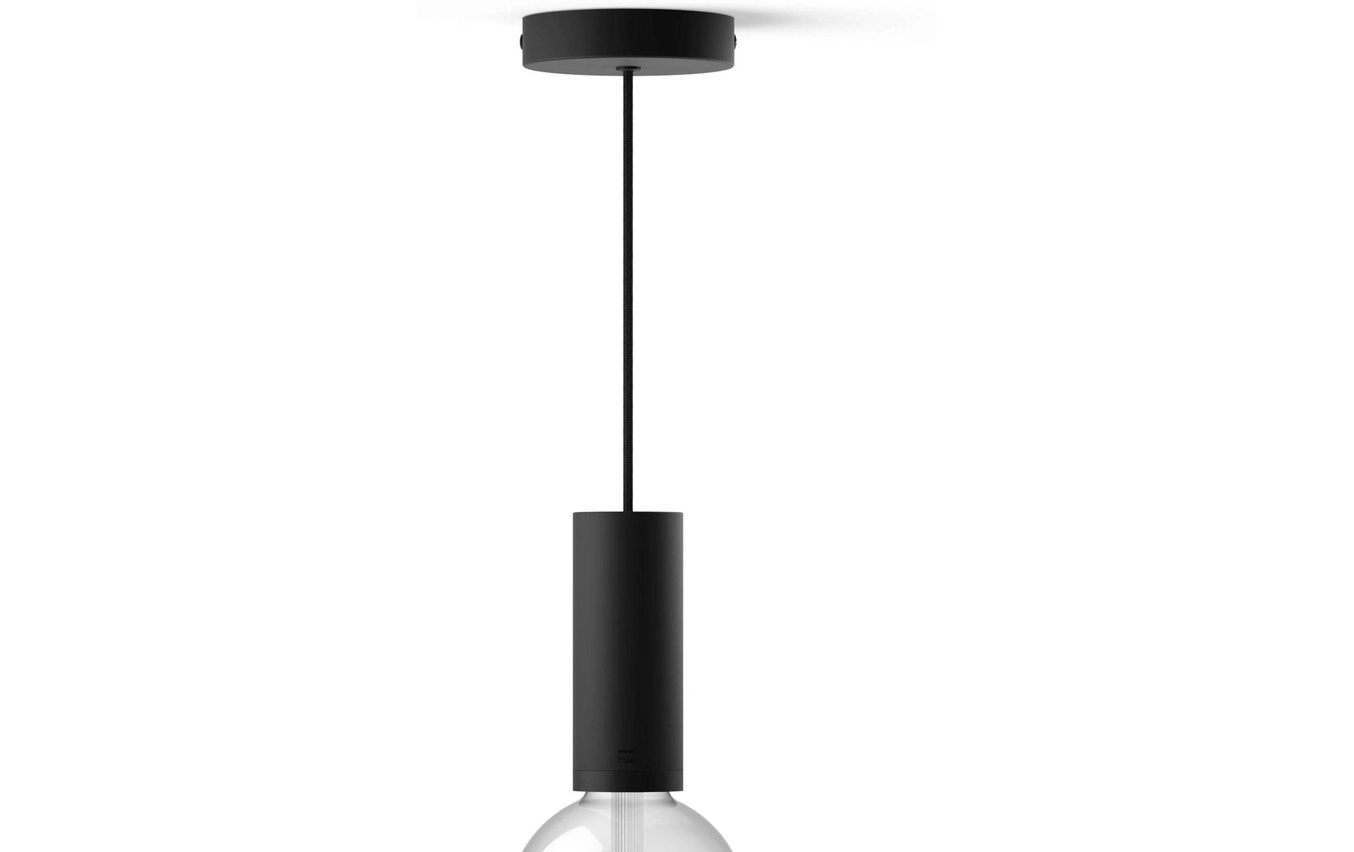 Philips by Signify Philips Hue Lampenhalter (mit Kabel) E27, 1,5 m – Schwarz, Aluminium – für Philips Hue – 1 Stk.