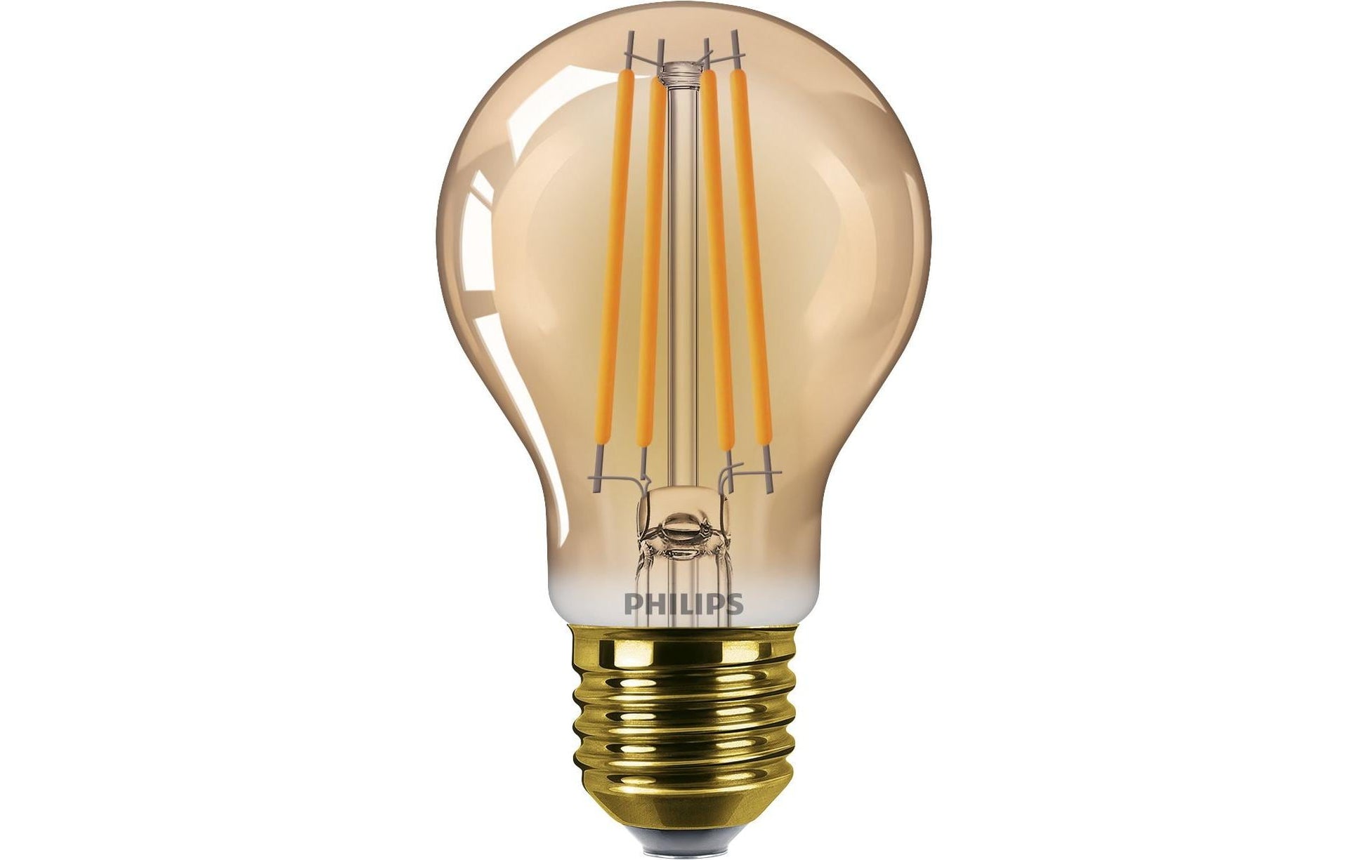Philips by Signify Philips LED-Leuchtmittel E27 A-Form – 470 lm, 7 W, Bernstein 1800 K