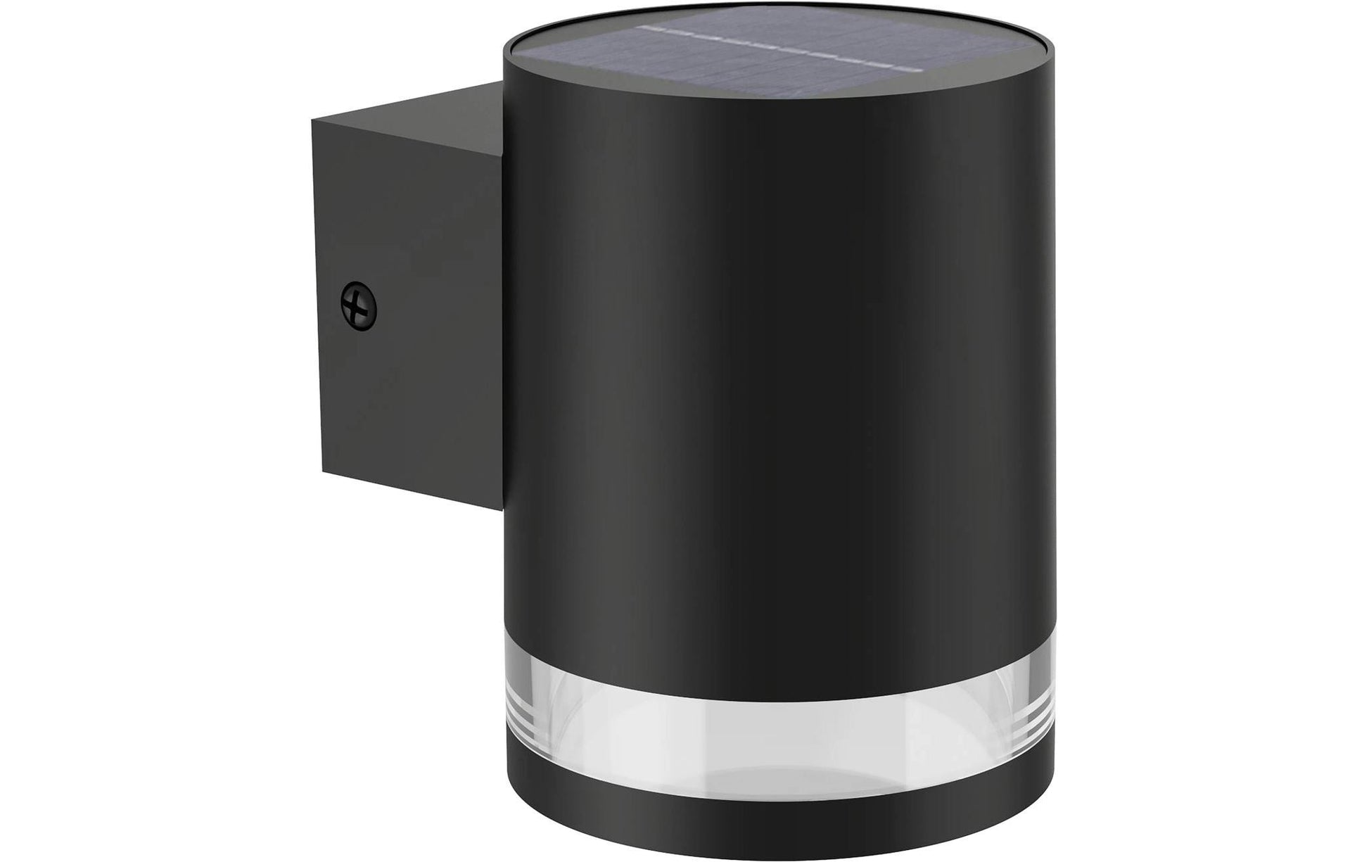 Philips by Signify Philips Aussenwandleuchte – Warmweiss, 2700 K, IP44, Solarbetrieb, Dämmerungssensor, Schwarz, Kunststoff