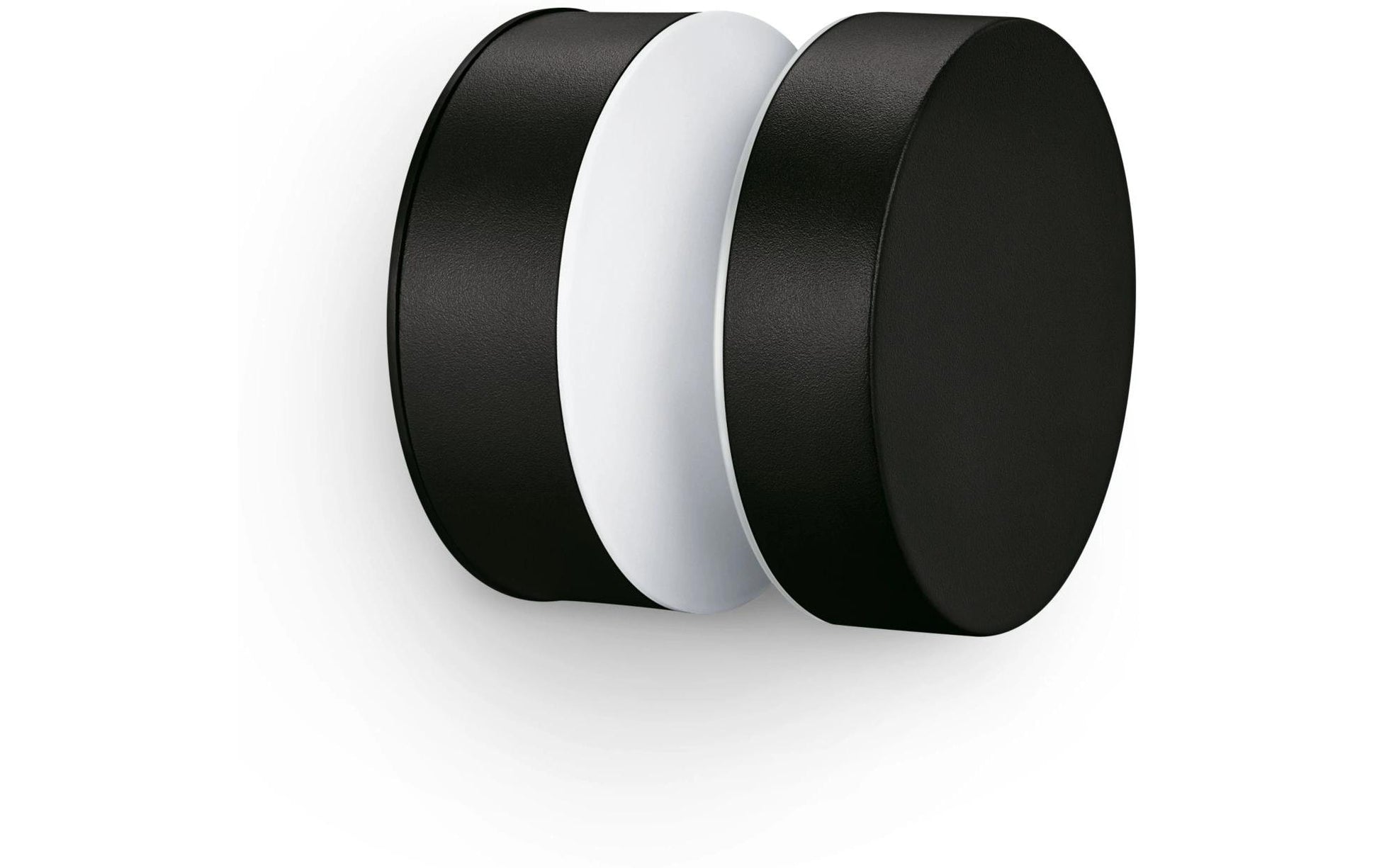 Philips by Signify Philips Aussenwandleuchte – 720 lm, 6 W – Warmweiss, 2700 K – IP44 – Netzbetrieb – Schwarz, Edelstahl