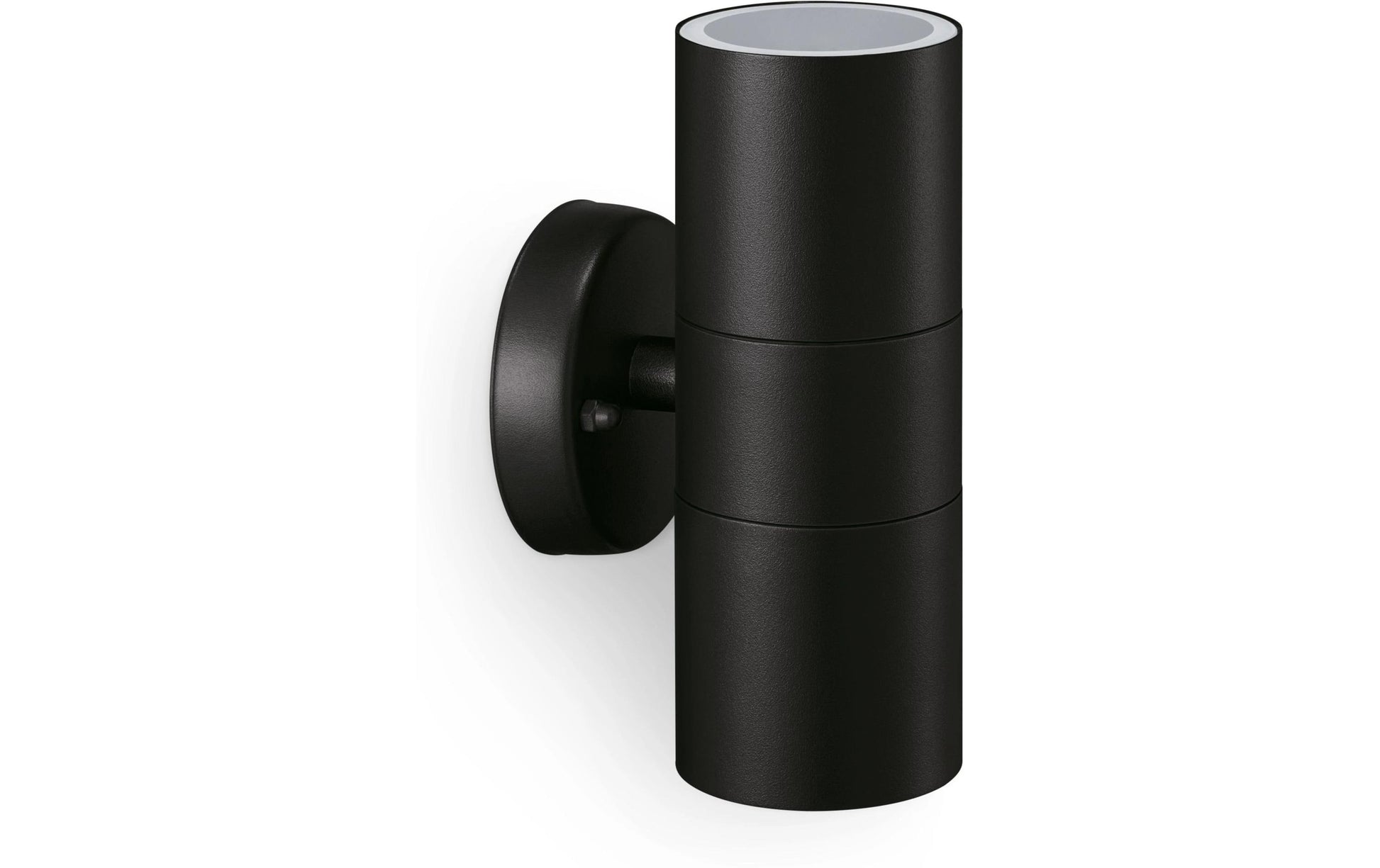 Philips by Signify Philips Aussenwandleuchte Kylis 1er-Set – 7,8×16 cm, 25 W, IP44, Netzbetrieb, Schwarz, Edelstahl