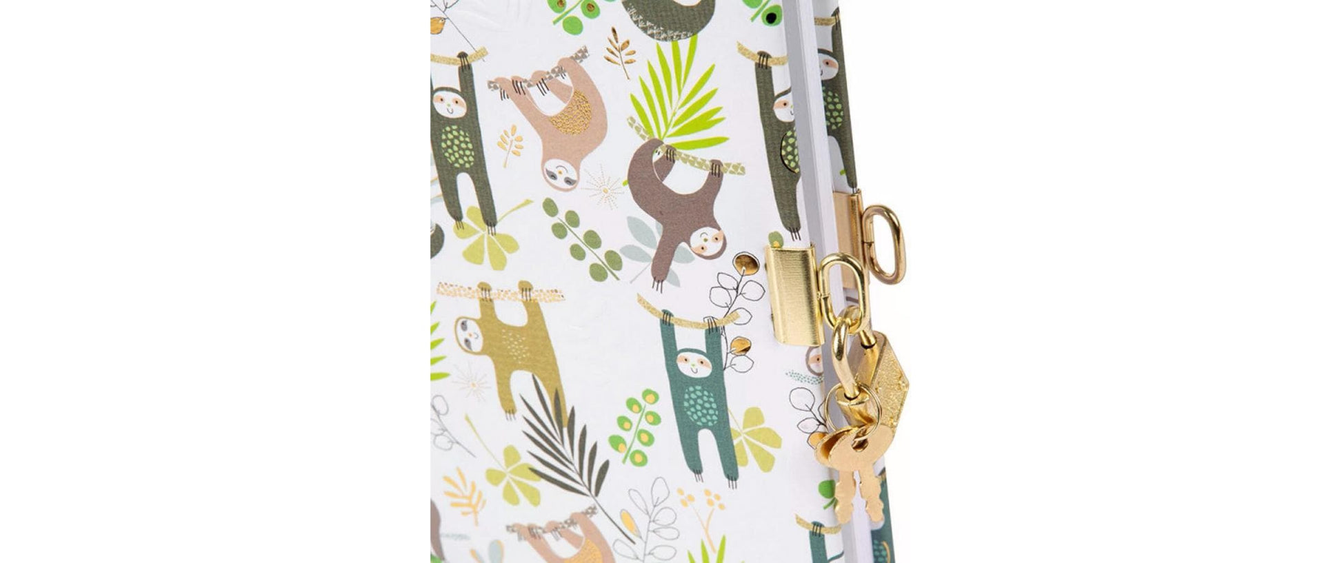 Goldbuch Tagebuch Faultier – 96 Seiten – 165 × 165 mm, mehrfarbig