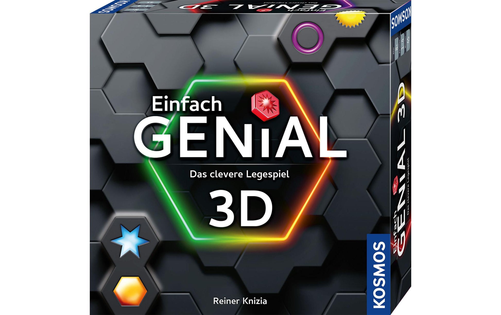 Kosmos Einfach genial 3D – Strategiespiel, 1–4 Spieler, ab 8 Jahren, 45 Min., DE