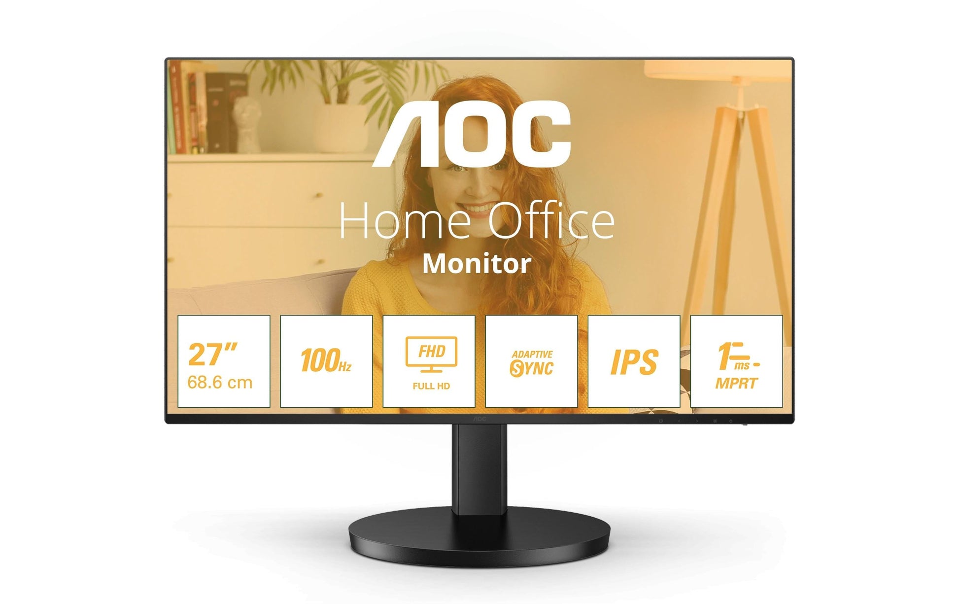 AOC 27B3HA2 – 27", 1920 × 1080 (Full HD), IPS, 120 Hz, HDR