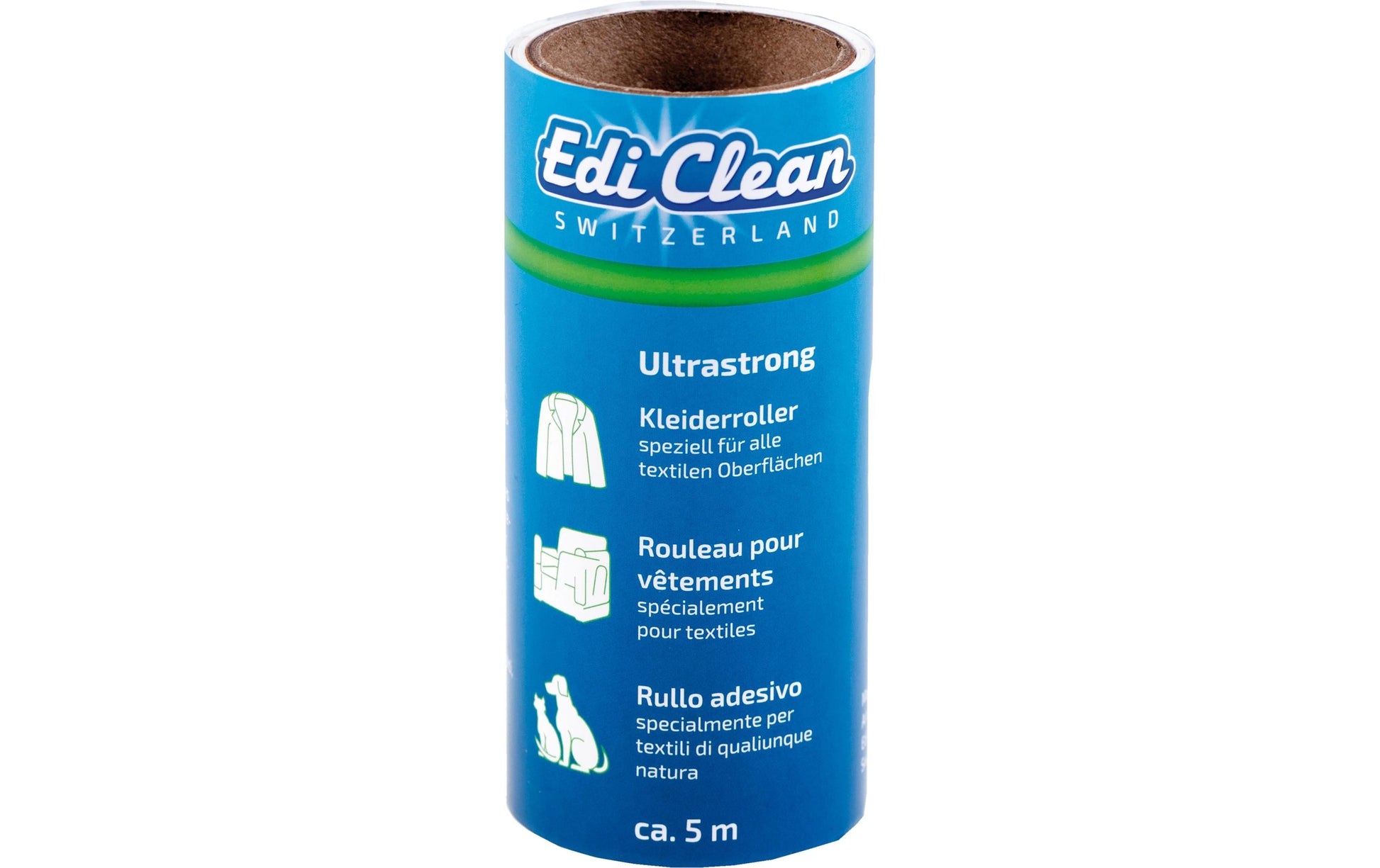 Edi baur Sonstiges Kleiderroller-Set – 4-tlg. – Papier – Schwarz – 10 × 23 × 4,5 cm