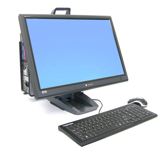 Ergotron Neo-Flex All In One SC – Tischhalterung, Standfuss, bis 24", VESA MIS-D, höhenverstellbar, neigbar