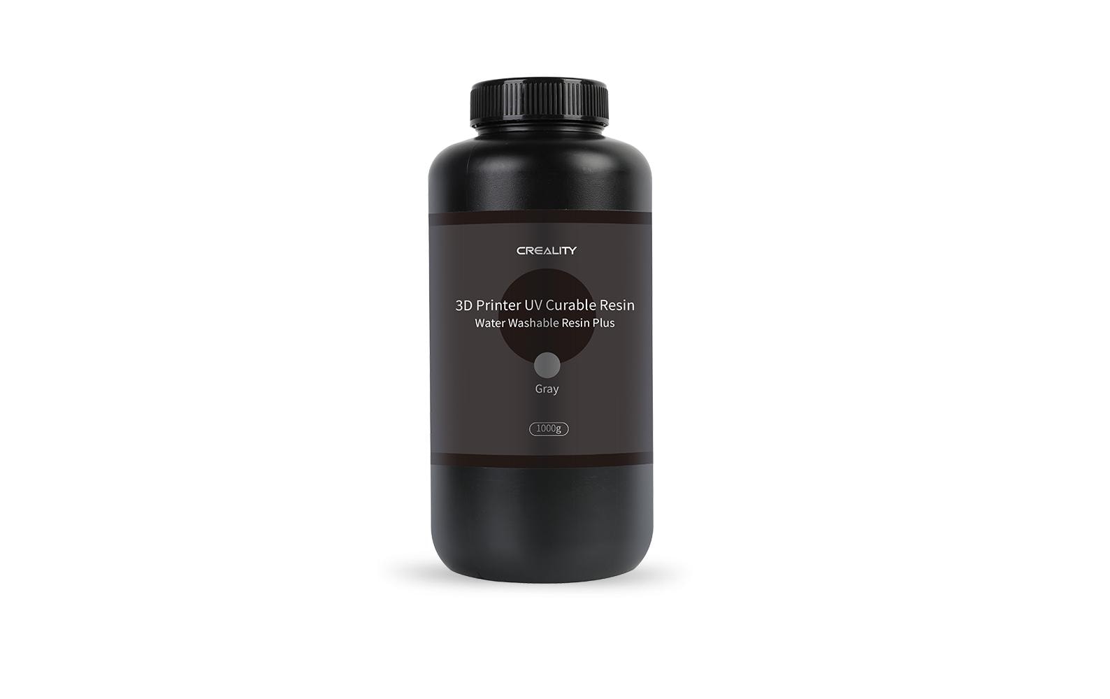 Creality 3D Wasserwaschbares Druckerharz, Grau, Matt, 1 kg – für LCD-3D-Drucker