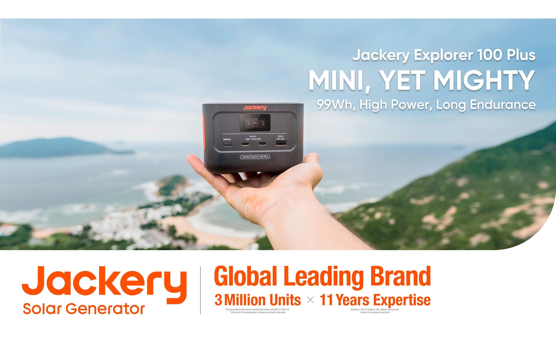 Jackery Explorer 100 Plus – Powerstation – 99 Wh, Li-Ion