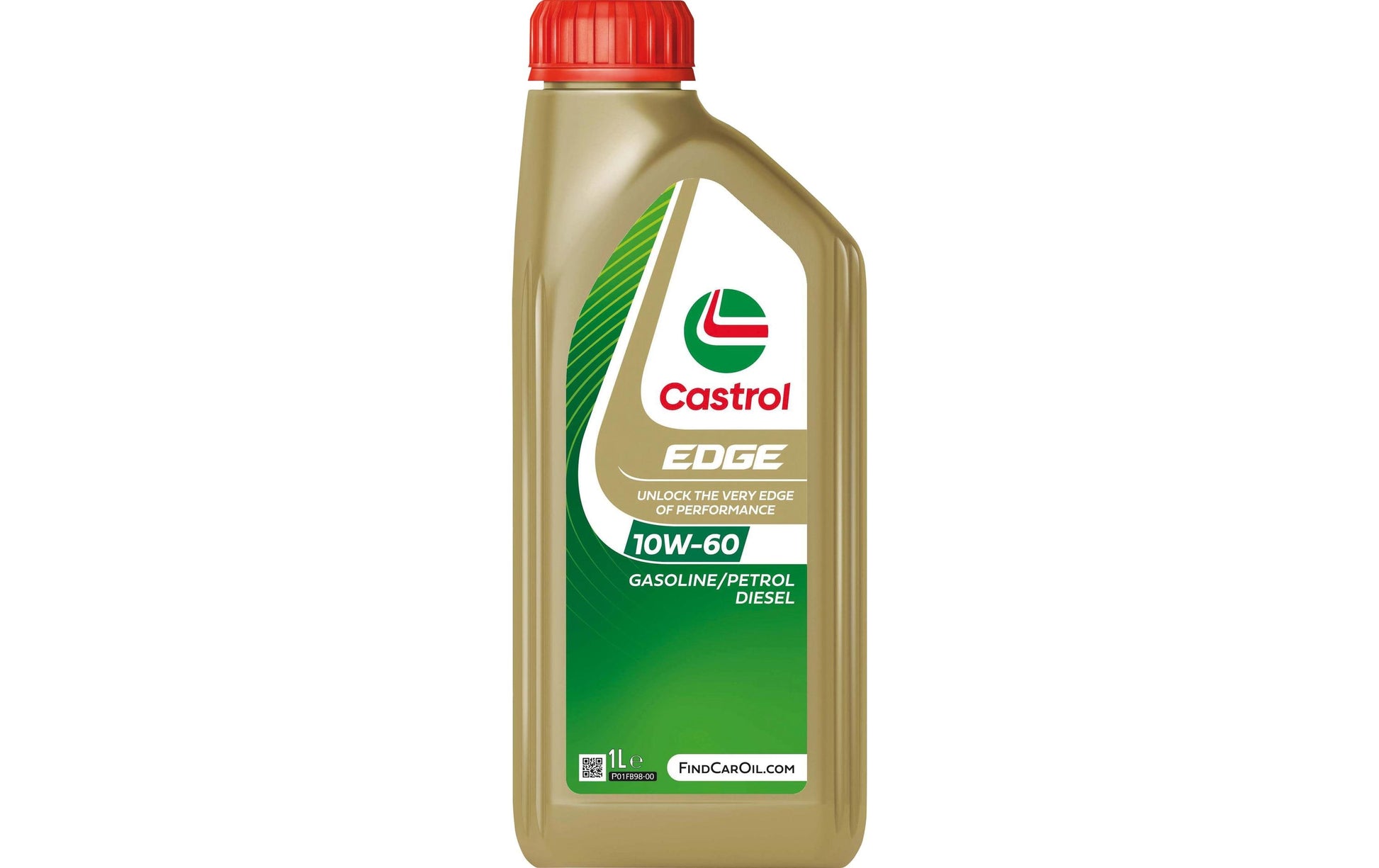 Castrol EDGE Motoröl 10W-60 Titanium – für Personenwagen, Benzin- & Dieselmotoren – 1 l