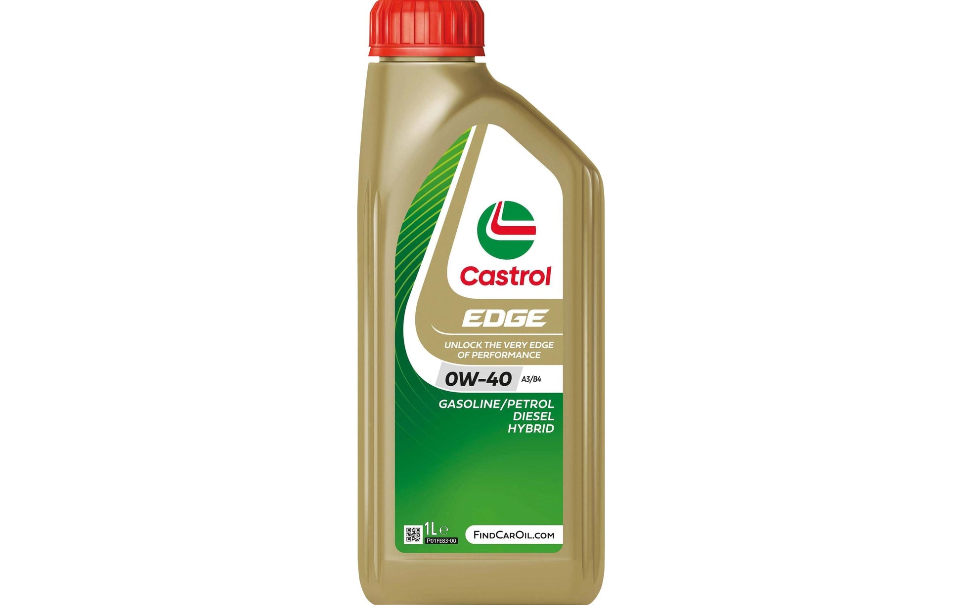 Castrol EDGE Motoröl 0W-40 – für Personenwagen (Diesel & Benzin) – 1 l – ACEA A3/B4