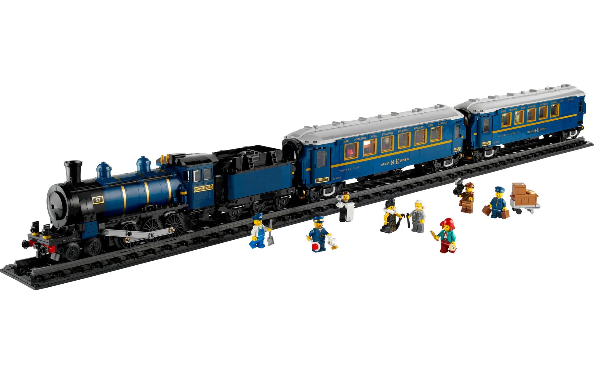 LEGO Ideas Der Orientexpress LEGO-Set – 2540-teilig – 8 × 12 × 116 cm – ab 18 J.