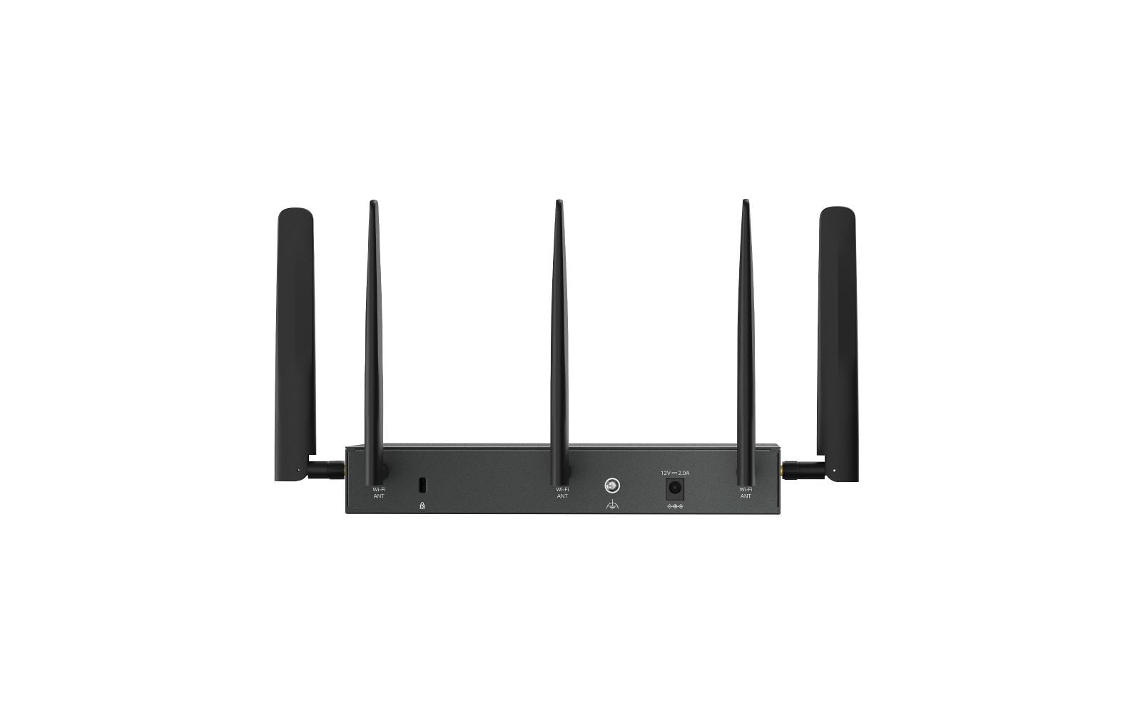 TP-Link ER706W-4G – WLAN-Router – Wi-Fi 6 Dual-Band (2,4/5 GHz), 2,4 Gbit/s, GbE