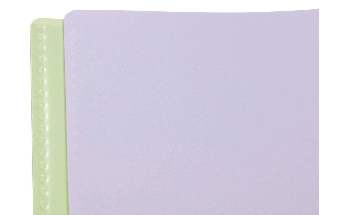 Clairefontaine Collegeblock – A5 – 90 g/m² – Doppelspirale, 2 Taschen, abgerundete Kanten, Mint, PEFC