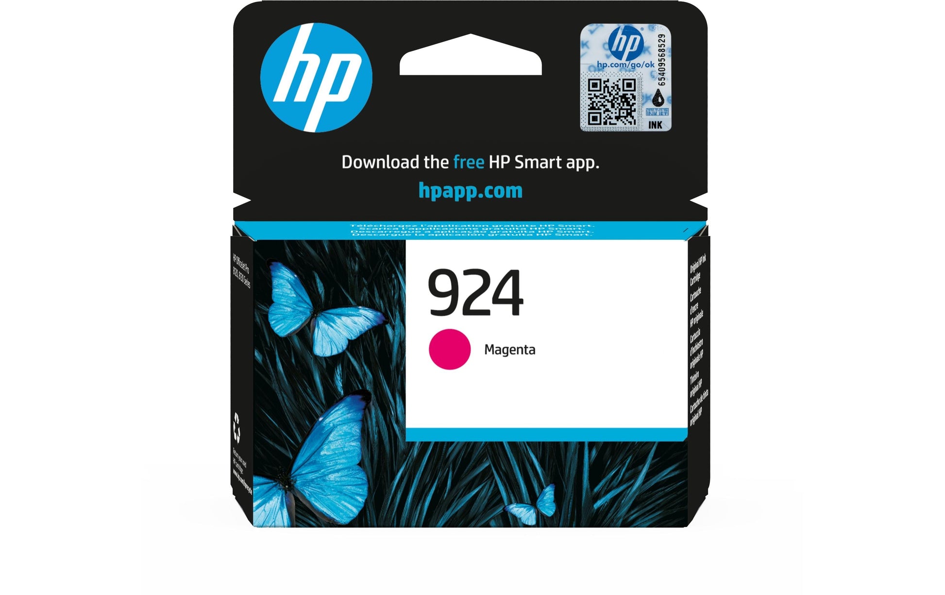 HP 924 Magenta Tintenpatrone (Original) – 400 Seiten – für OfficeJet Pro 8120/8130/8135