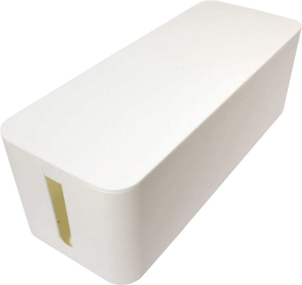 VALUE 781720 Kabelbox – weiss, Kunststoff, B 407 × H 133.5 × T 157 mm