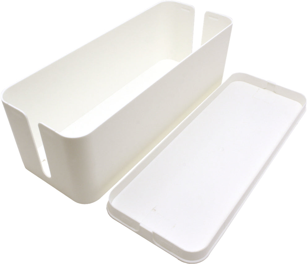 VALUE 781720 Kabelbox – weiss, Kunststoff, B 407 × H 133.5 × T 157 mm