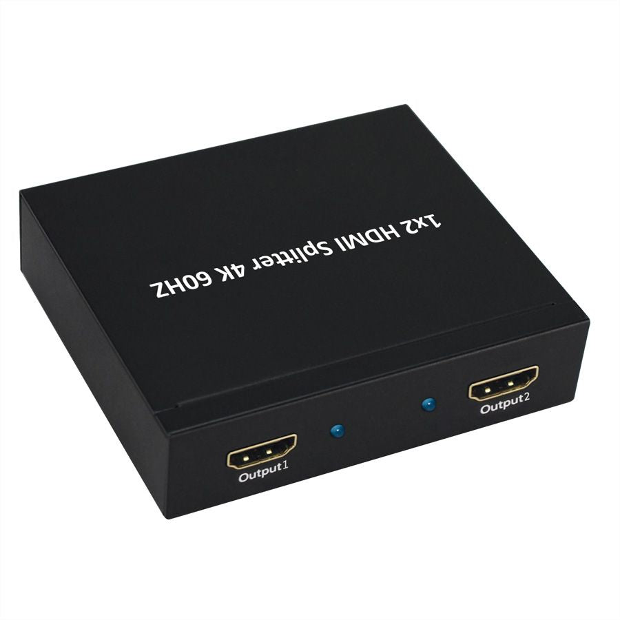 VALUE 14.99.3582 – HDMI Splitter, 1× HDMI Eingang / 2× HDMI Ausgang, 4K, Schwarz