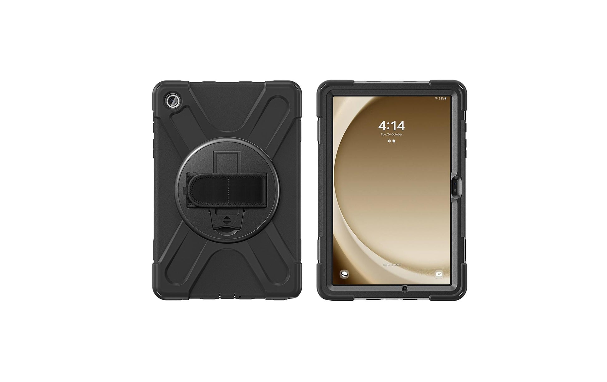 4smarts Tablet-Hülle für Galaxy Tab A9+ SM‑X210, SM‑X215, SM‑X216 11" – Schwarz