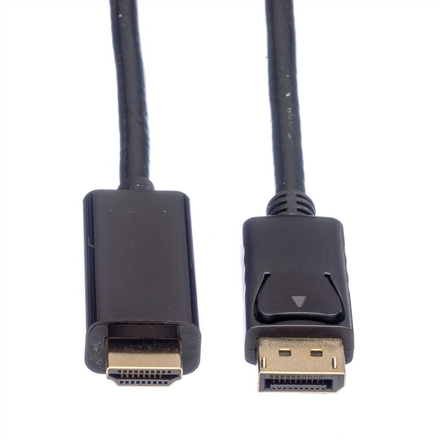 ROLINE DisplayPort auf HDMI Kabel DP 1.2 4K 60 Hz – 1 m