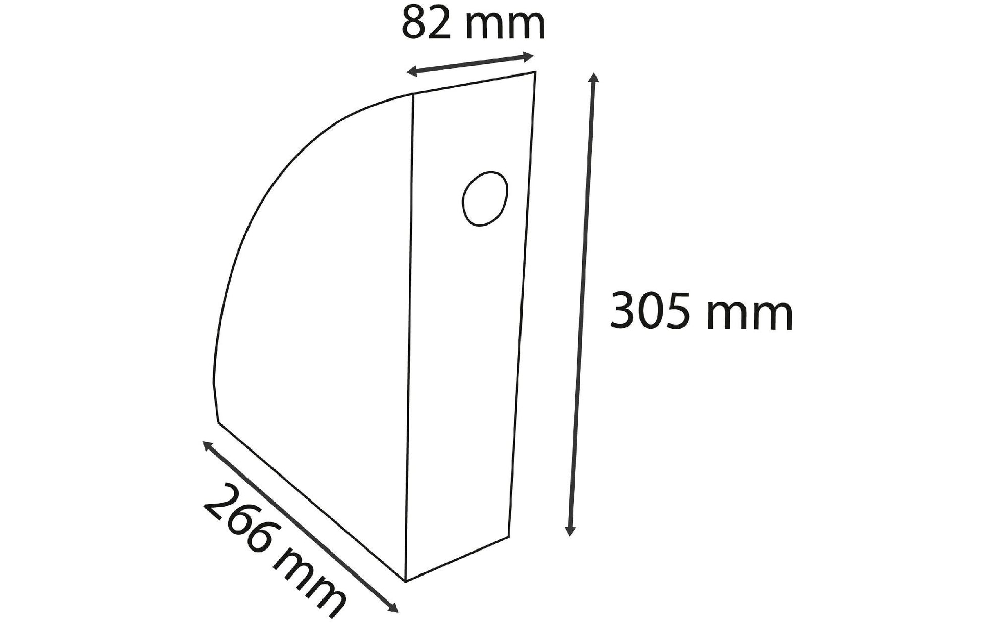 Exacompta Skandi Mag Cube Stehsammler – A4+ – Kunststoff – Hellblau – 266 × 82 × 305 mm