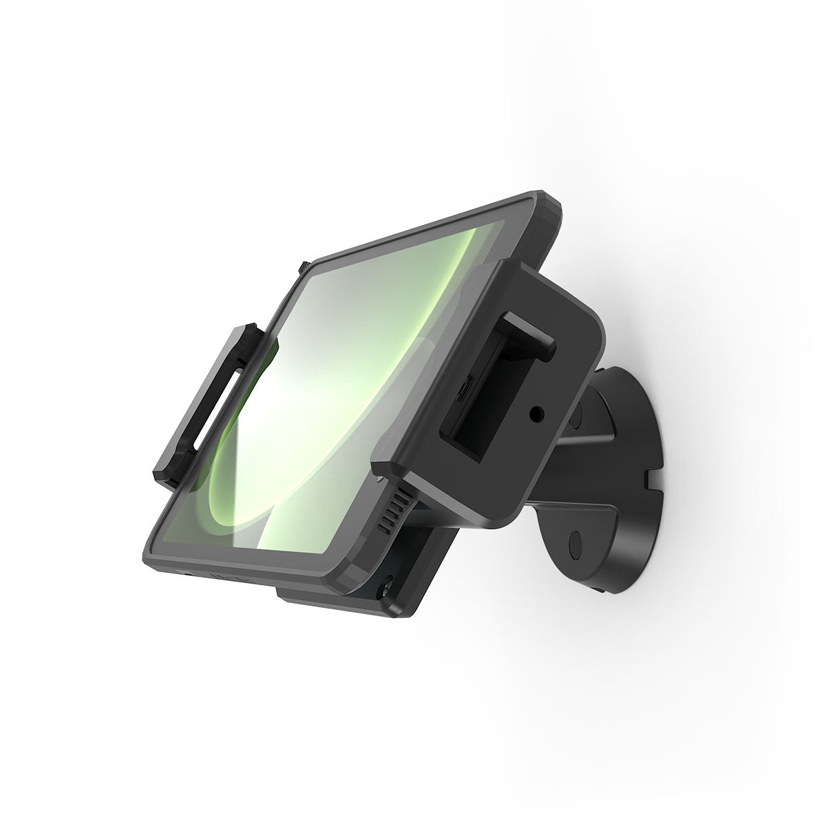 Compulocks Tablet-Wandhalterung – für robuste Tablets 7–13", neigbar – Schwarz