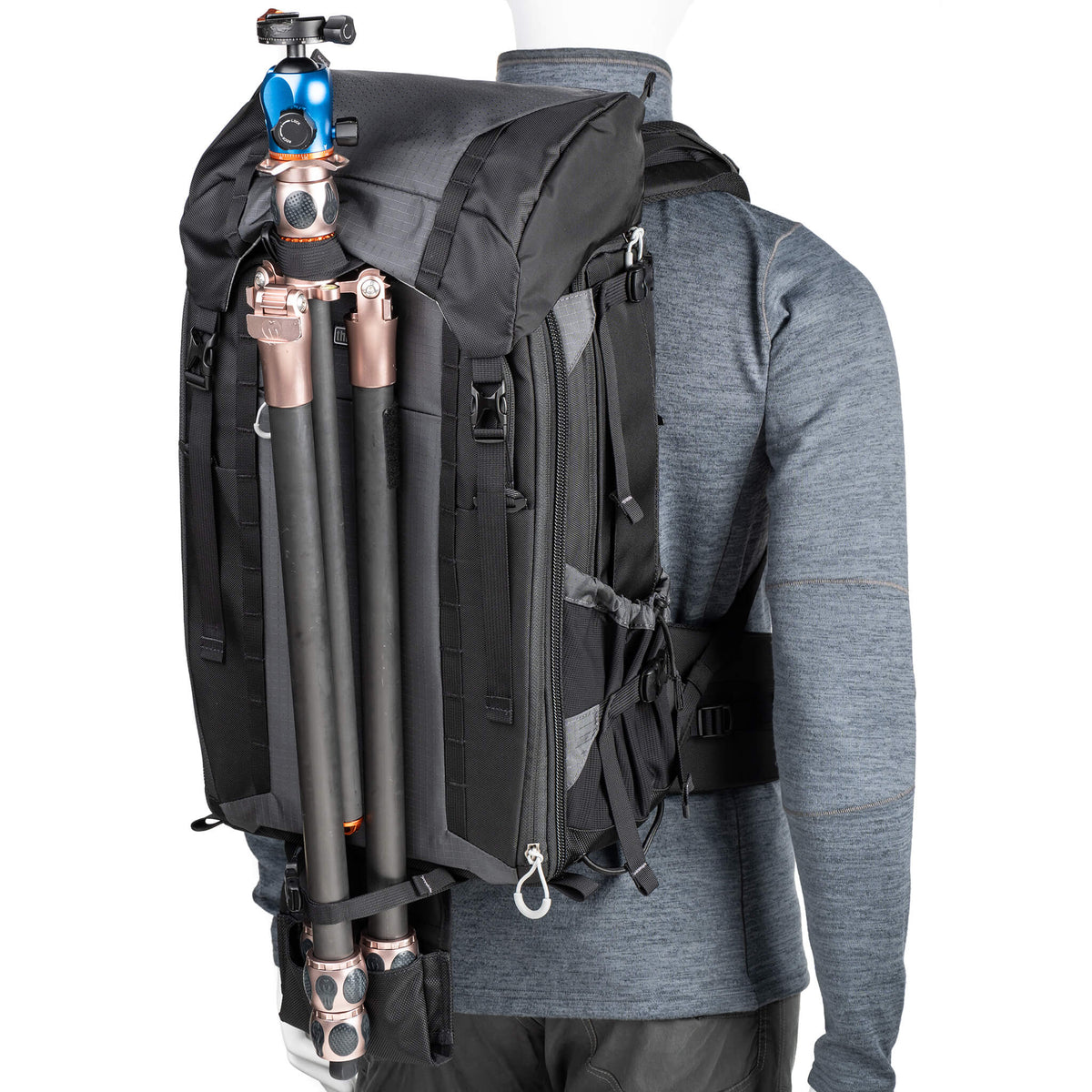 Think Tank FirstLight Rucksack – 35 l, 6 Objektive, wasserfest – für DSLR, Systemkamera, Drohne – Schwarz