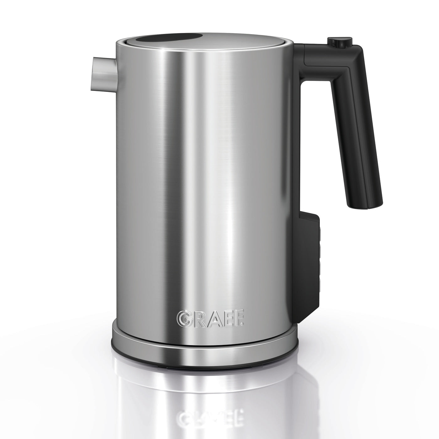 Graef Wasserkocher WK 900 – 1,3 l, Edelstahl, Temperaturwahl, 2015 W, 360°-Sockel, Entnehmbarer Kalkfilter