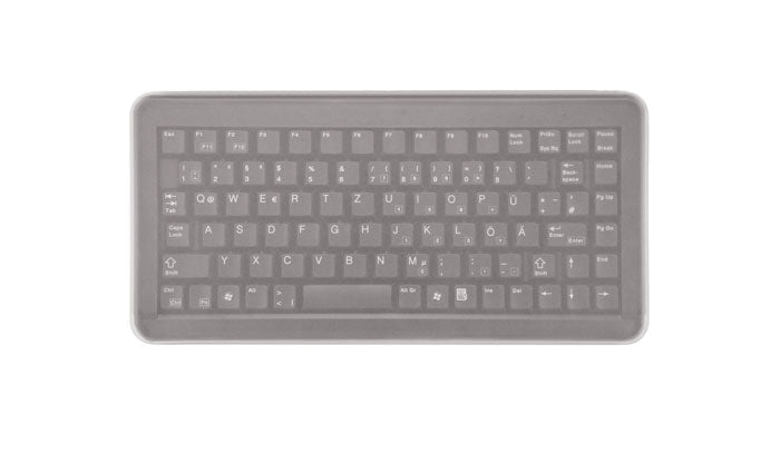 CHERRY WETEX (G84-4100) – Tastatur, Schwarz, Transparent – für Cherry G84-4100