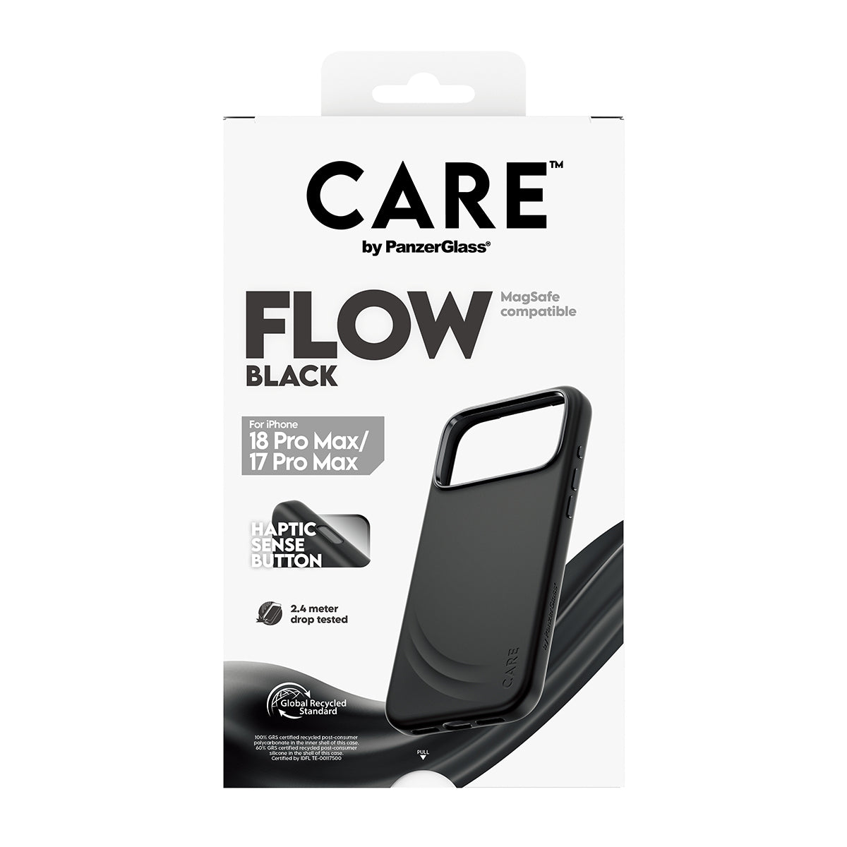 PanzerGlass CARE Flow Backcover – für Apple iPhone 18 Pro Max / iPhone 17 Pro Max, bis 3,6 m sturzsicher